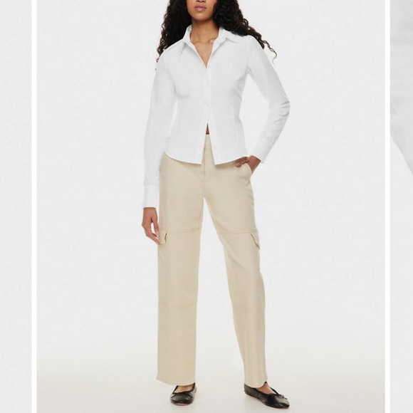 Aritzia Wilfred Free Modern Cargo with back pockets size 6 - Picture 2 of 4